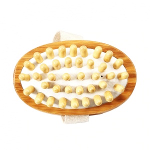 Perie pentru masaj corporal, perii din lemn - Img 3