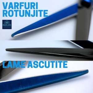 Set de 2 foarfece de tuns si filat 6''- black&blue - Img 4