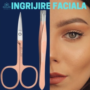 Trusa manichiura 4 piese, otel inoxidabil, Flamingo pink - Img 3