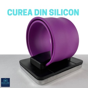Bratara Magnetica din Silicon pentru frizerie, mov - Img 3