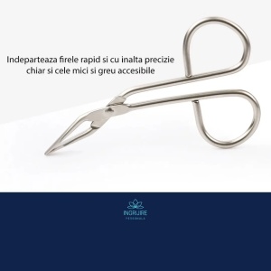 Penseta tip cleste, otel inoxidabil - Img 3