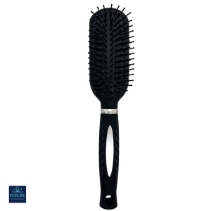 Perie de par curbata, BLACK, pentru coafor/frizerie