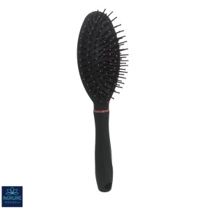 Perie de par ovala, BLACK&RED, pentru coafor/frizerie