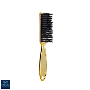 Perie mini pentru curatarea parului / barba - gold