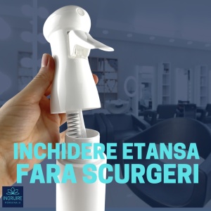 Pulverizator frizerie, long press white, 200 ml - Img 8
