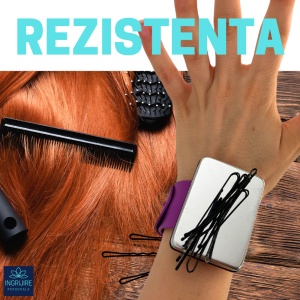 Bratara Magnetica din Silicon pentru frizerie, mov - Img 10