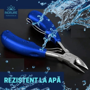 Cleste pedichiura albastru, pentru unghii dure - Img 7