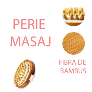 Perie pentru masaj corporal, perii din lemn - Img 7