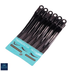 Set de 3 clame de par pentru coafura, Negru - Img 2
