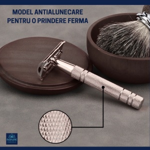 Aparat de ras clasic, safety razor, silver - Img 6