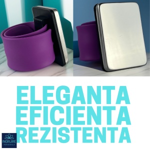 Bratara Magnetica din Silicon pentru frizerie, mov - Img 7