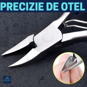 Cleste pedichiura rosu, pentru unghii dure - Img 9