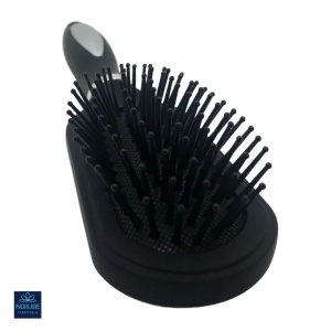 Perie de par mini, ovala, BLACK - Img 2
