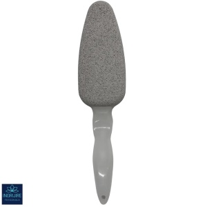 Perie dubla cu piatra ponce si pila, maner de plastic