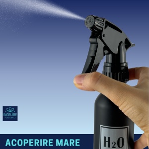 Pulverizator frizerie black, 300 ml - Img 8