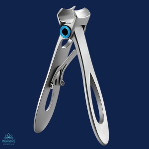 Set complet pentru pedichiura, 4 piese, otel inoxidabil, Blue - Img 3