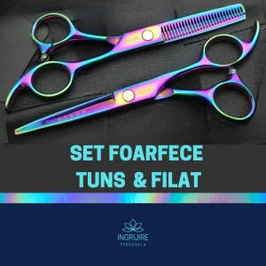 Set de 2 foarfece de tuns si filat 6''- Multicolor - Img 9