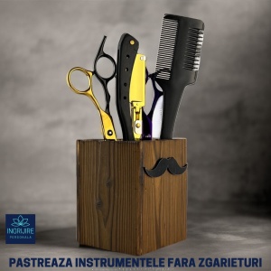 Suport pentru foarfece, lemn - Img 6