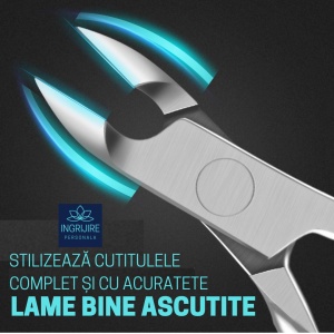 Cleste pentru cuticule - otel inoxidabil - Img 4