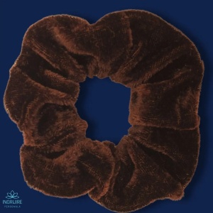 Elastic de par - scrunchie brown - Img 5