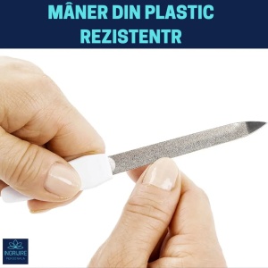 Pila din otel inoxidabil si maner din plastic dur - Img 5