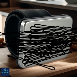 Bratara Magnetica din Silicon pentru frizerie, neagra - Img 3