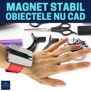 Bratara Magnetica din Silicon pentru frizerie, rosie - Img 12