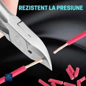 Cleste pedichiura rosu, pila si instrumente pentru unghii dure - Img 7