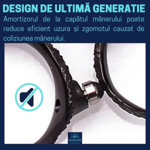 Foarfeca de tuns 6'', otel japonez, Matte black - Img 4