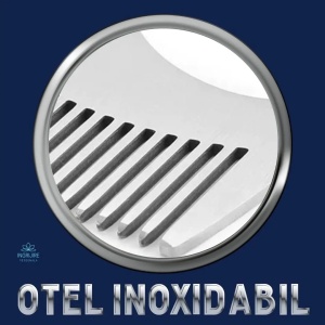 Pieptan mini pentru barba din otel inoxidabil - Img 6