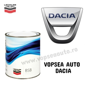 Vopsea auto Dacia preparată după codul mașinii