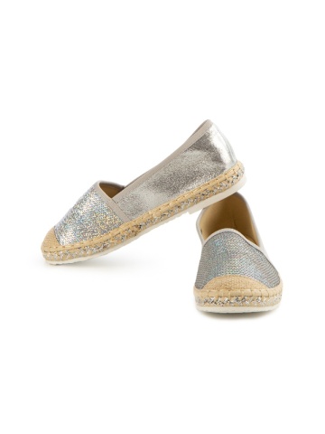 Bliss ezüst gyerek espadrile - Img 2