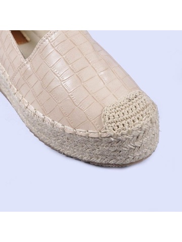 Millie bézs női espadrille - Img 5