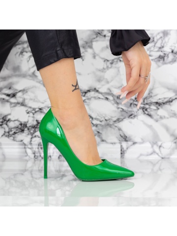 Stiletto cipő Dorena Zöld - Img 2