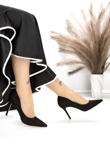 Stiletto cipő Celinae Fekete - Img 6