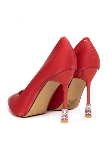 Stiletto cipő Milaria Piros - Img 3