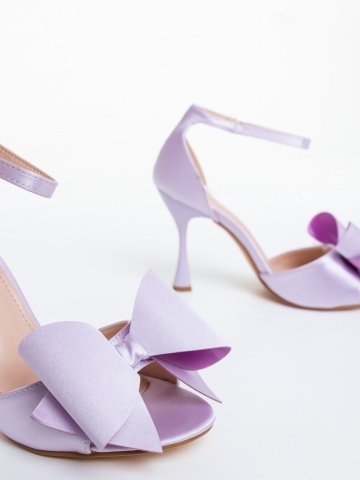 Karcsú sarkú női szandál Clover Lila - Img 5