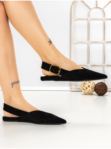 Női balerina cipő Etamira Barna - Img 4