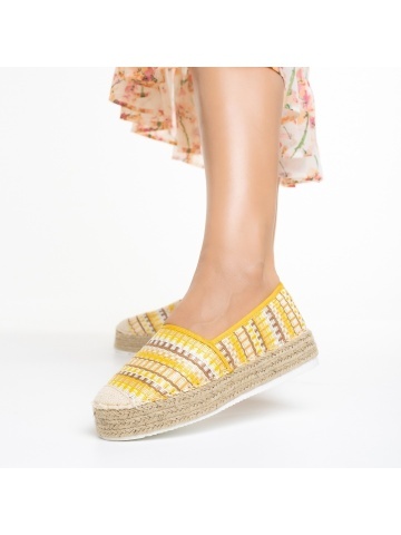 Amilla sárga női espadrile - Img 4