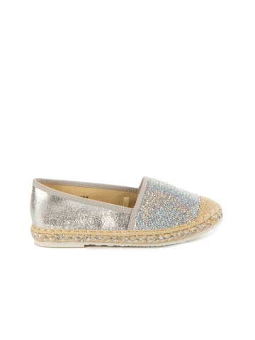 Bliss ezüst gyerek espadrile - Img 3