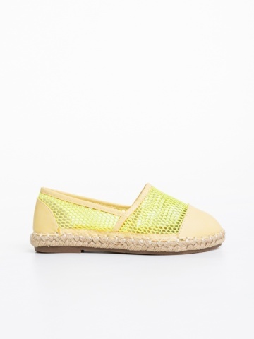 Guapissima zöld gyerek espadrille textil anyagból és ökológiai bőrből - Img 2
