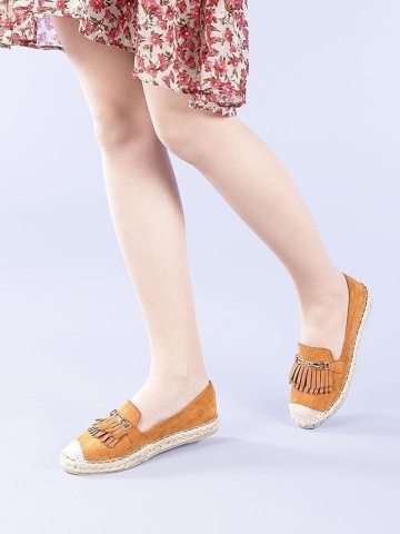 Rosalyn camel női espadrille - Img 2
