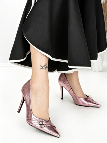 Stiletto cipő Renza Rózsaszín