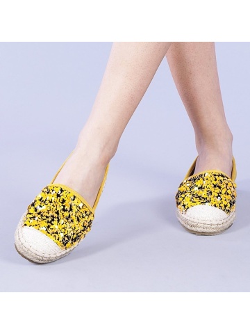Chapa sárga női espadrille - Img 2