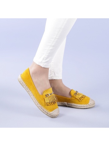 Rosalyn sárga női espadrille - Img 2