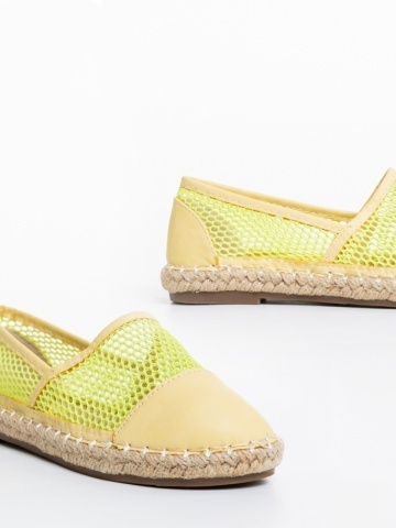 Guapissima zöld gyerek espadrille textil anyagból és ökológiai bőrből - Img 3