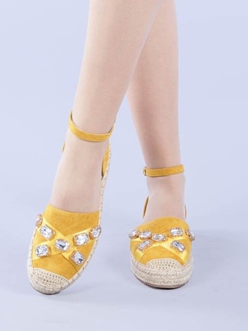 Raluca sárga női espadrille - Img 2