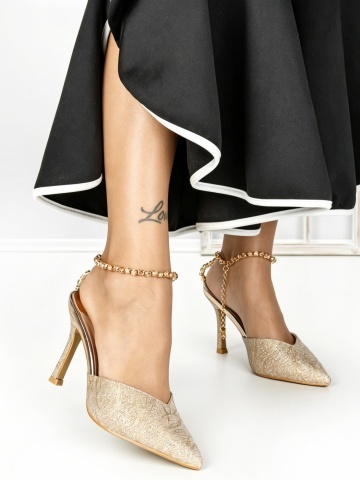Stiletto cipő Egaesya Pezsgő