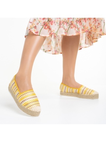 Amilla sárga női espadrile - Img 2