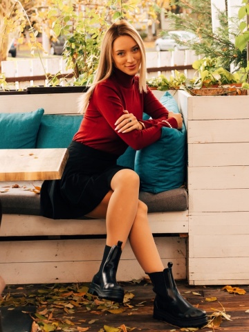Belisa fekete női csizma - Img 3